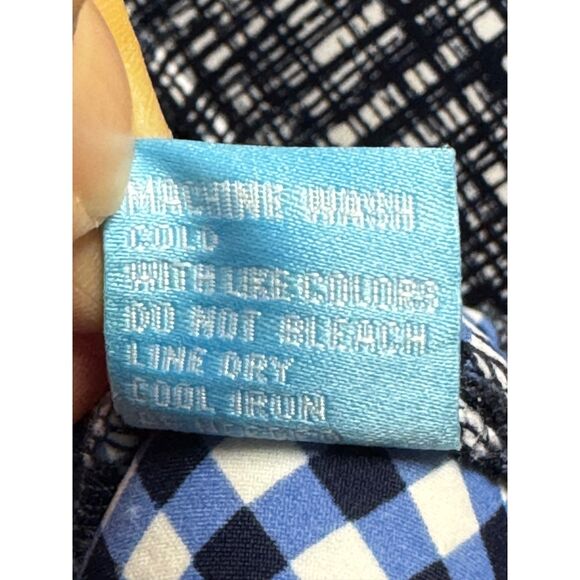 J. MCLAUGHLIN Navy/White Neoprene Zip Front Athletic Jacket, Sz S - Picture 8 of 9